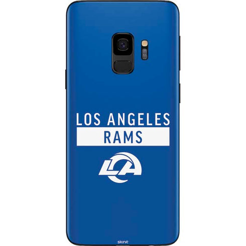 NFL Los Angeles Rams Blue Performance Series Galaxy S9 Skin