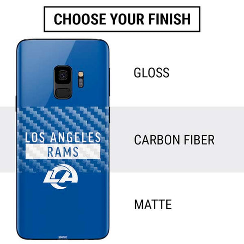 NFL Los Angeles Rams Blue Performance Series Galaxy S9 Skin