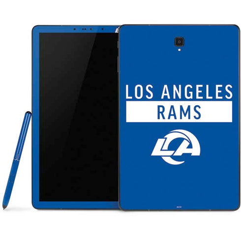 NFL Los Angeles Rams Blue Performance Series Samsung Galaxy Tab Skin