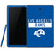 NFL Los Angeles Rams Blue Performance Series Samsung Galaxy Tab Skin