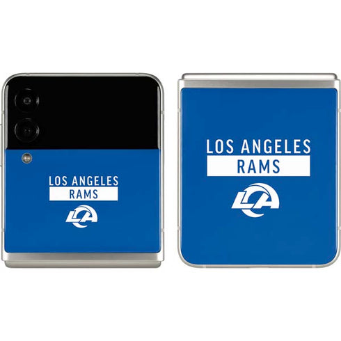 NFL Los Angeles Rams Blue Performance Series Galaxy Z Flip3 5G Skin