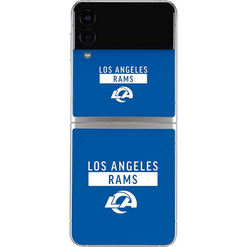 NFL Los Angeles Rams Blue Performance Series Galaxy Z Flip3 5G Skin