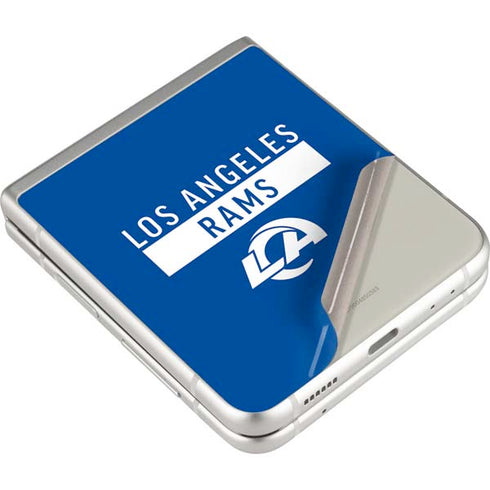 NFL Los Angeles Rams Blue Performance Series Galaxy Z Flip3 5G Skin