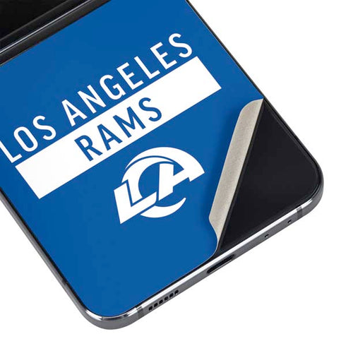 NFL Los Angeles Rams Blue Performance Series Galaxy Z Flip5 5G Skin