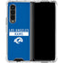 NFL Los Angeles Rams Blue Performance Series Galaxy Z Fold4 5G Clear Case