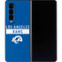 NFL Los Angeles Rams Blue Performance Series Galaxy Z Fold4 5G Skin