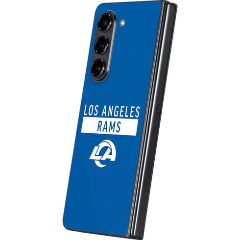 NFL Los Angeles Rams Blue Performance Series Galaxy Z Fold5 5G Skin