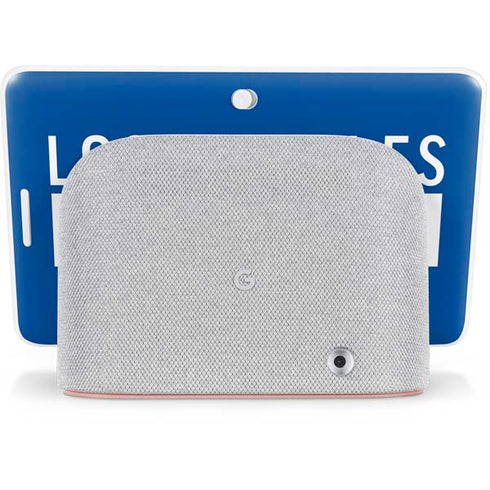 NFL Los Angeles Rams Blue Performance Series Google Home Hub Skin