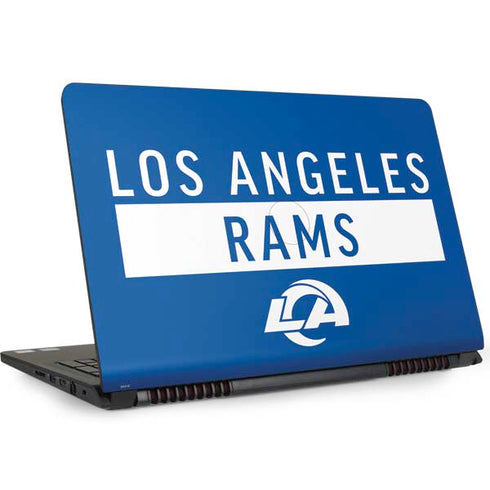 NFL Los Angeles Rams Blue Performance Series Dell Inspiron Skin