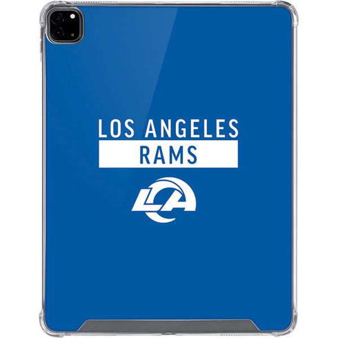 NFL Los Angeles Rams Blue Performance Series iPad Pro 12.9in (2020) Clear Case