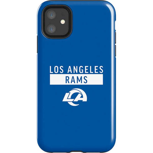 NFL Los Angeles Rams Blue Performance Series iPhone 11 Impact Case