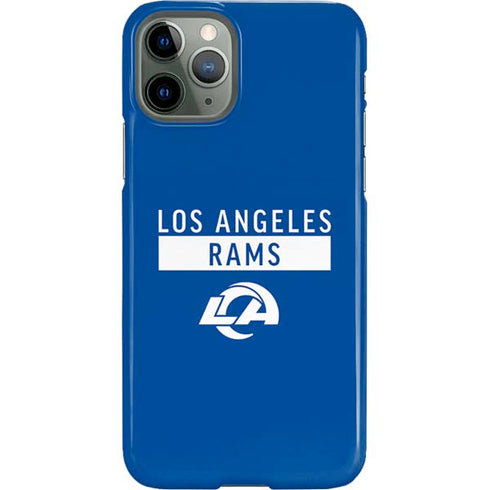 NFL Los Angeles Rams Blue Performance Series iPhone 11 Pro Lite Case
