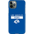 NFL Los Angeles Rams Blue Performance Series iPhone 11 Pro Lite Case