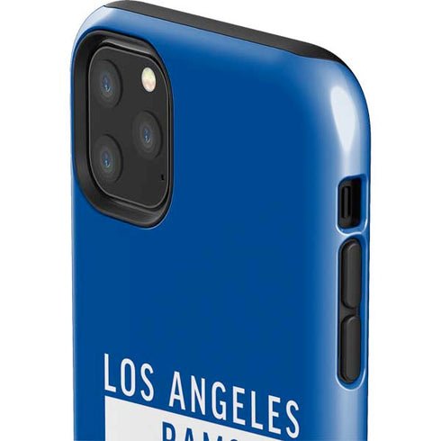 NFL Los Angeles Rams Blue Performance Series iPhone 11 Pro Max Impact Case