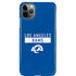 NFL Los Angeles Rams Blue Performance Series iPhone 11 Pro Max Lite Case