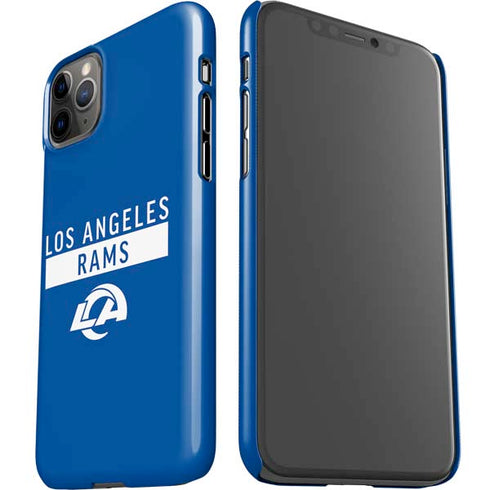 NFL Los Angeles Rams Blue Performance Series iPhone 11 Pro Max Lite Case