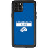 NFL Los Angeles Rams Blue Performance Series iPhone 11 Pro Max Waterproof Case