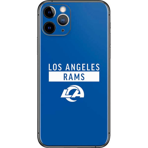 NFL Los Angeles Rams Blue Performance Series iPhone 11 Pro Skin