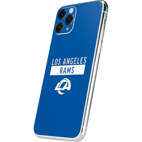 NFL Los Angeles Rams Blue Performance Series iPhone 11 Pro Skin