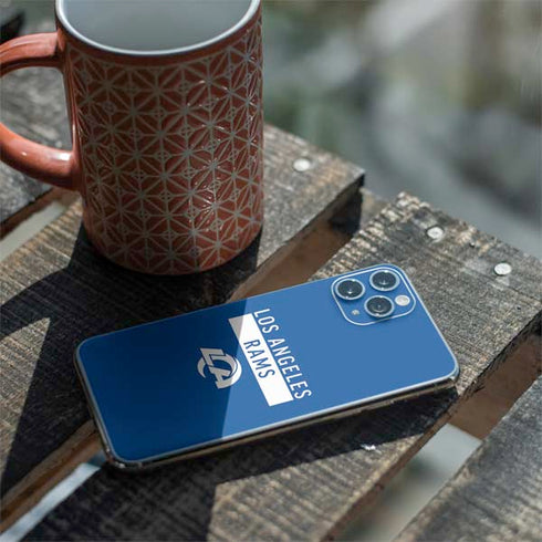 NFL Los Angeles Rams Blue Performance Series iPhone 11 Pro Skin