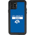 NFL Los Angeles Rams Blue Performance Series iPhone 11 Pro Waterproof Case