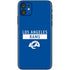 NFL Los Angeles Rams Blue Performance Series iPhone 11 Skin