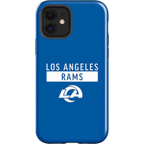 NFL Los Angeles Rams Blue Performance Series iPhone 12 Impact Case