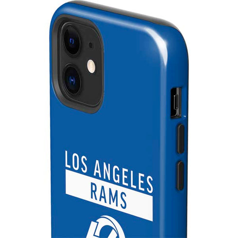 NFL Los Angeles Rams Blue Performance Series iPhone 12 Impact Case