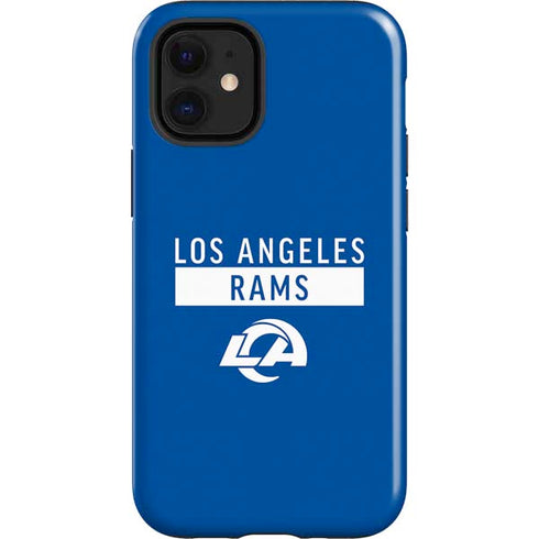 NFL Los Angeles Rams Blue Performance Series iPhone 12 Mini Impact Case