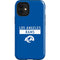 NFL Los Angeles Rams Blue Performance Series iPhone 12 Mini Impact Case