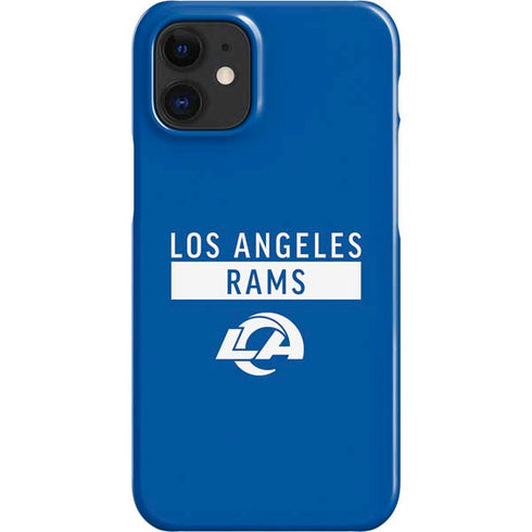NFL Los Angeles Rams Blue Performance Series iPhone 12 Mini Lite Case