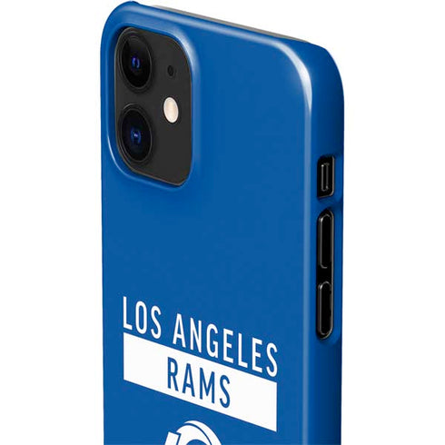 NFL Los Angeles Rams Blue Performance Series iPhone 12 Mini Lite Case