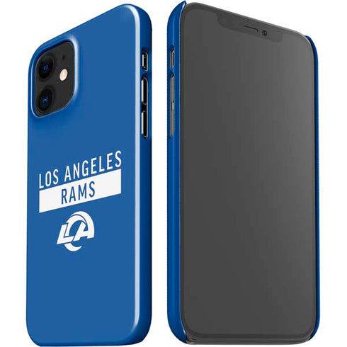 NFL Los Angeles Rams Blue Performance Series iPhone 12 Mini Lite Case