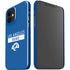 NFL Los Angeles Rams Blue Performance Series iPhone 12 Mini Lite Case