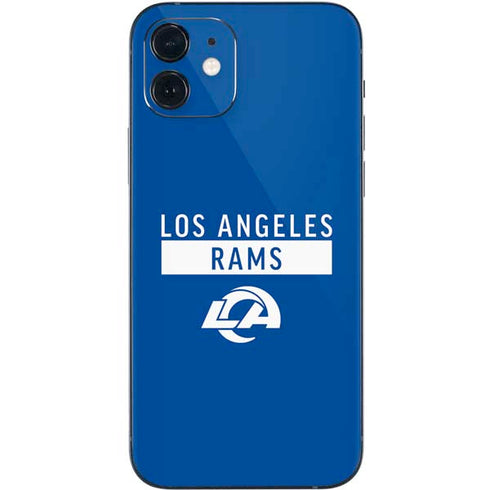 NFL Los Angeles Rams Blue Performance Series iPhone 12 Mini Skin
