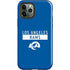 NFL Los Angeles Rams Blue Performance Series iPhone 12 Pro Impact Case