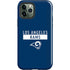 NFL Los Angeles Rams Blue Performance Series iPhone 12 Pro Max Impact Case