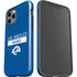 NFL Los Angeles Rams Blue Performance Series iPhone 12 Pro Max Impact Case