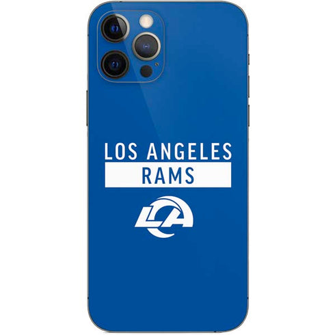 NFL Los Angeles Rams Blue Performance Series iPhone 12 Pro Skin