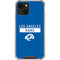NFL Los Angeles Rams Blue Performance Series iPhone 13 Mini Clear Case