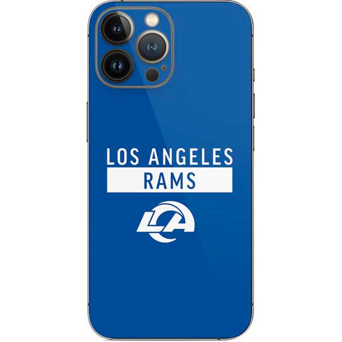 NFL Los Angeles Rams Blue Performance Series iPhone 13 Pro Max Skin