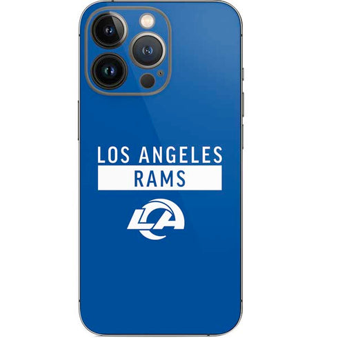 NFL Los Angeles Rams Blue Performance Series iPhone 13 Pro Skin