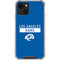 NFL Los Angeles Rams Blue Performance Series iPhone 14 Clear Case