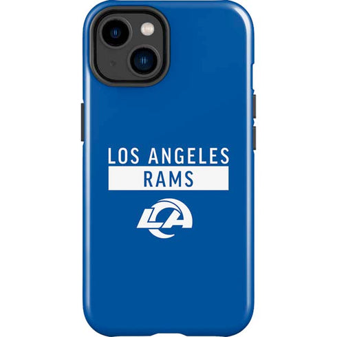 NFL Los Angeles Rams Blue Performance Series iPhone 15 Plus Impact Case