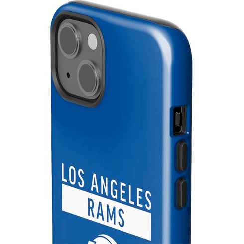 NFL Los Angeles Rams Blue Performance Series iPhone 15 Plus Impact Case