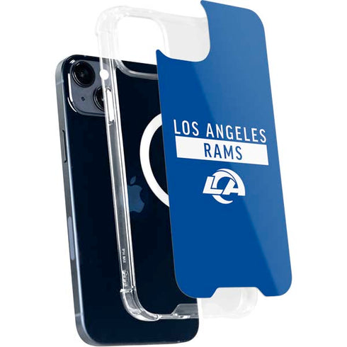 NFL Los Angeles Rams Blue Performance Series iPhone 15 Plus MagSafe Case