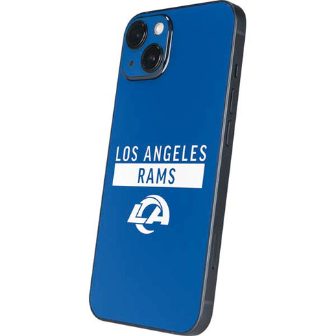NFL Los Angeles Rams Blue Performance Series iPhone 15 Plus Skin