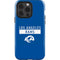 NFL Los Angeles Rams Blue Performance Series iPhone 14 Pro Impact Case