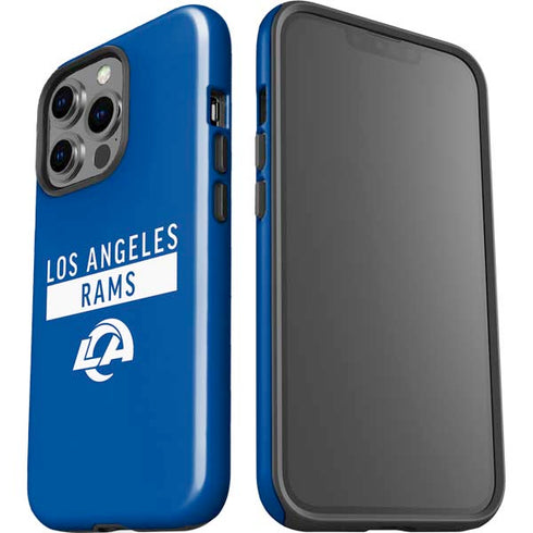 NFL Los Angeles Rams Blue Performance Series iPhone 15 Pro Impact Case