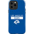 NFL Los Angeles Rams Blue Performance Series iPhone 15 Pro Max Impact Case